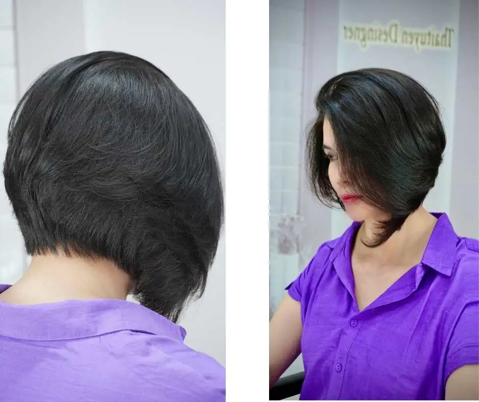 Kiểu tóc ngắn uốn phồng ôm mặt cho phụ nữ tuổi 50