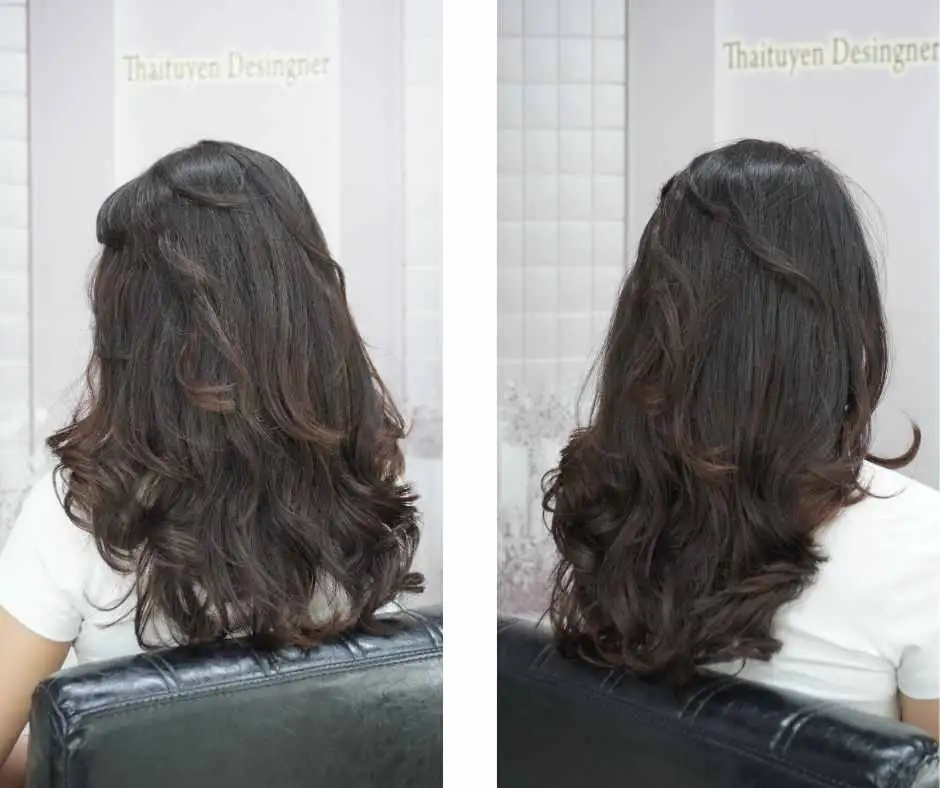 Kiểu Tóc Dài Bung Lụa