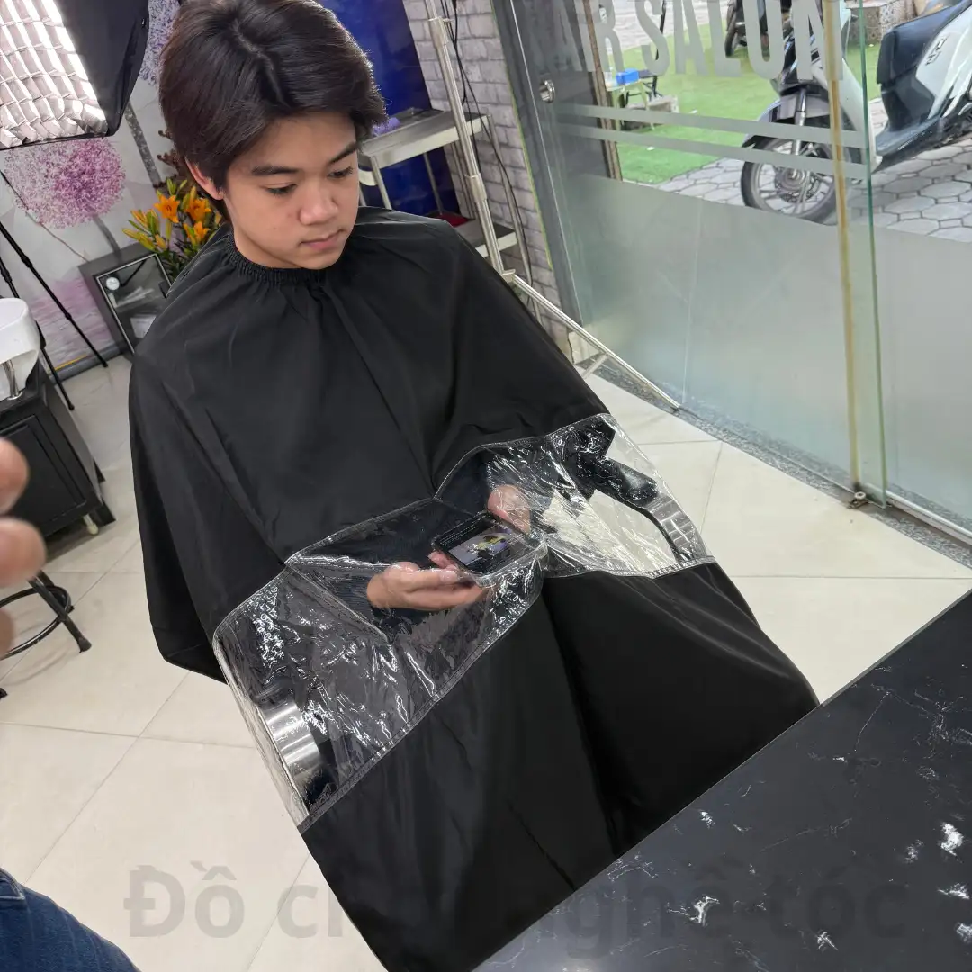 Khăn Cắt Tóc Xem Điện Thoại Cao Cấp