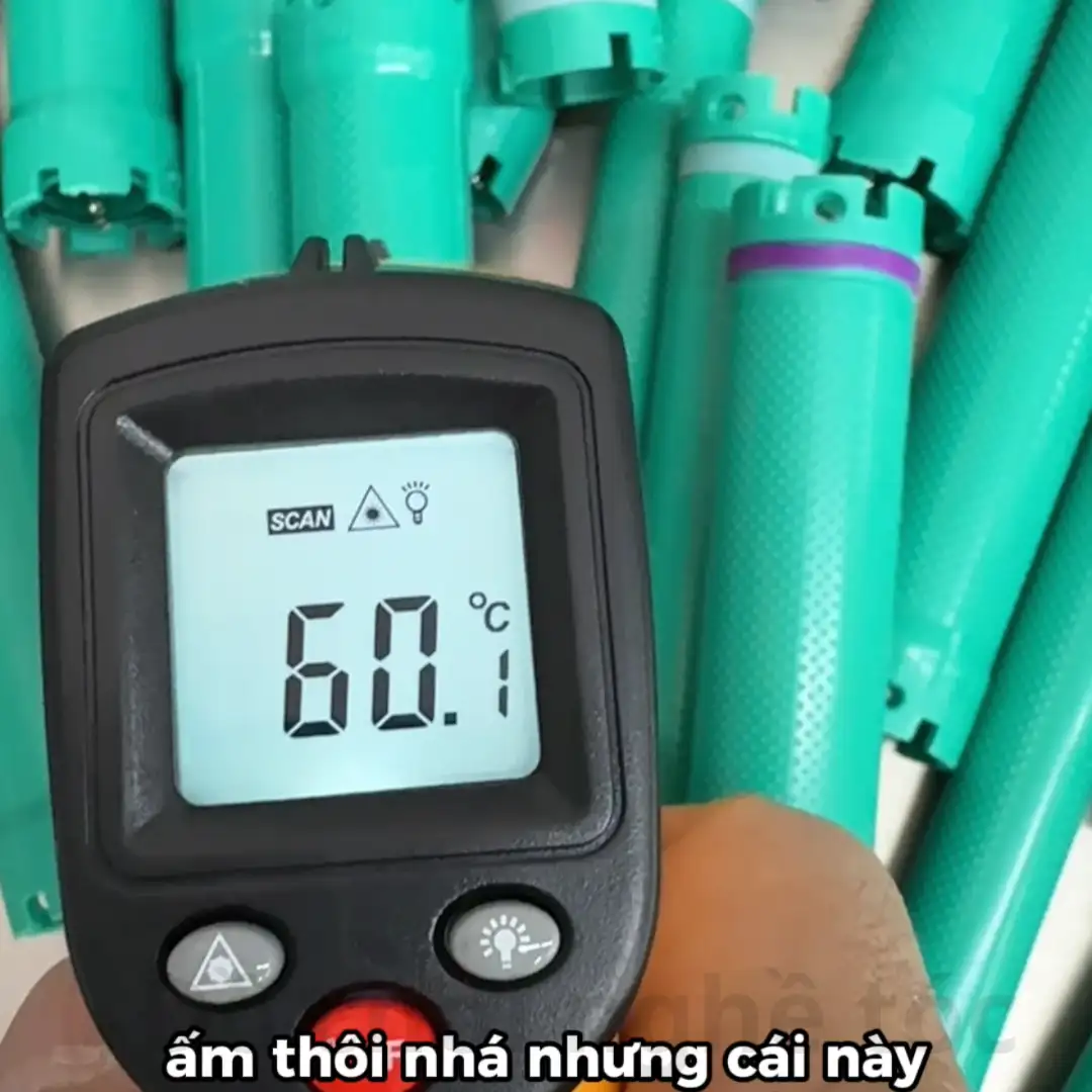 Chun màu tím trên đầu trục 24V