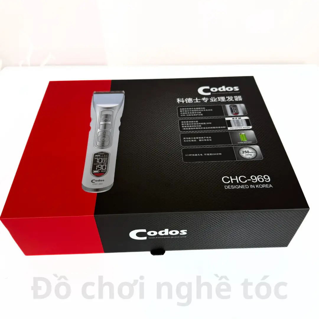 Tông đơ cắt tóc chuyên nghiệp Codos CHC-969
