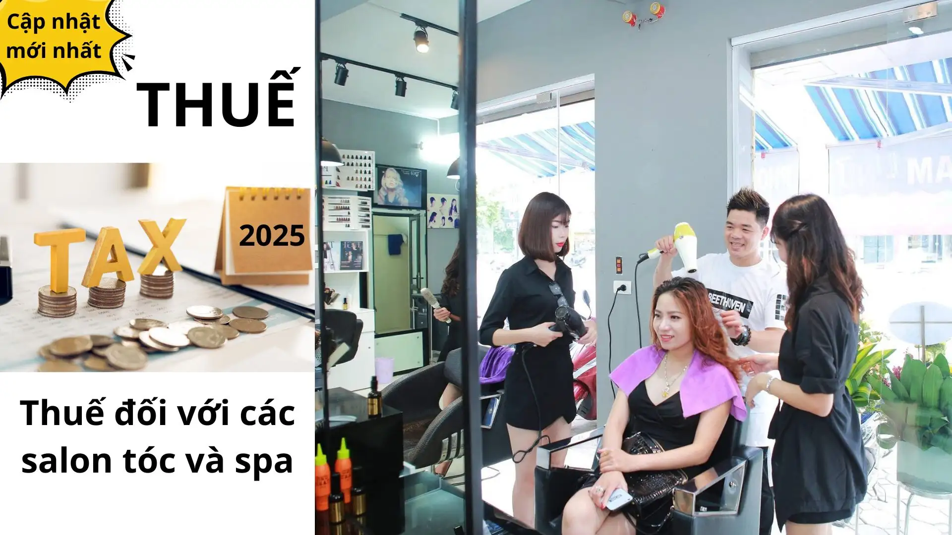 Thuế đối với các salon tóc và spa: Cập nhật mới nhất