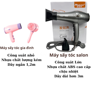Máy sấy tóc mini & máy sấy công suất lớn – Nên chọn loại nào
