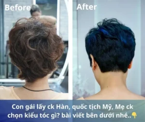 Kiểu tóc Hàn Quốc cho phụ nữ 50 tuổi