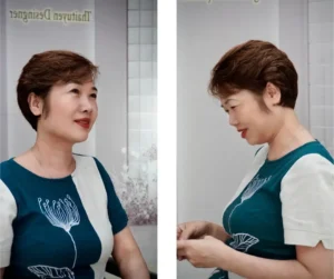 Tóc pixie tỉa layer ôm sát