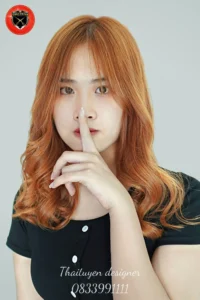 Tóc Uốn Cam Cháy