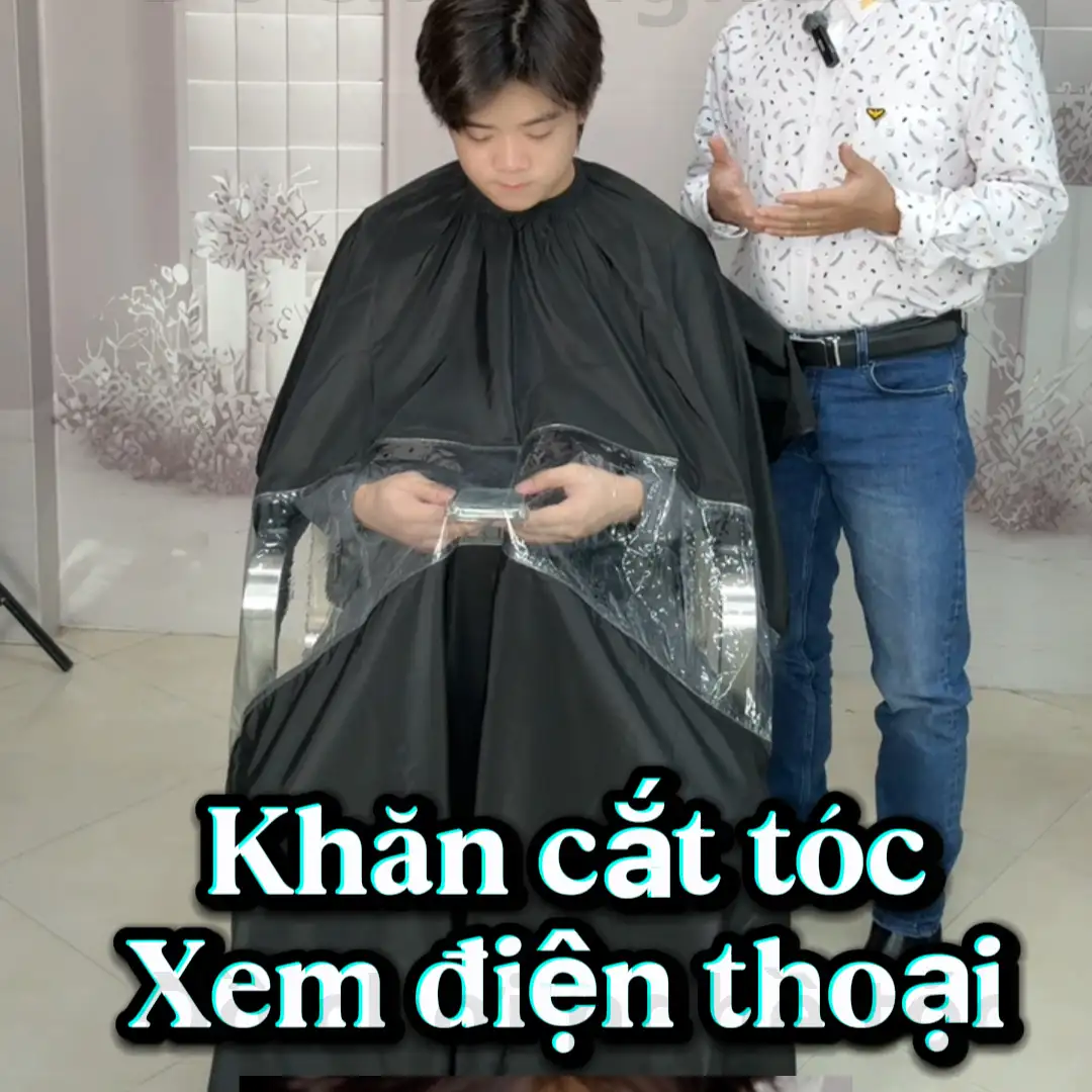 Khăn Cắt Tóc Xem Điện Thoại Cao Cấp