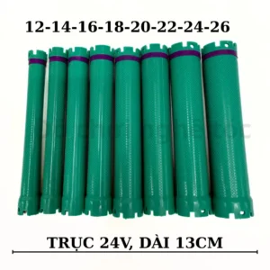 Trục Uốn 24V Dài 13cm Size 12–26mm