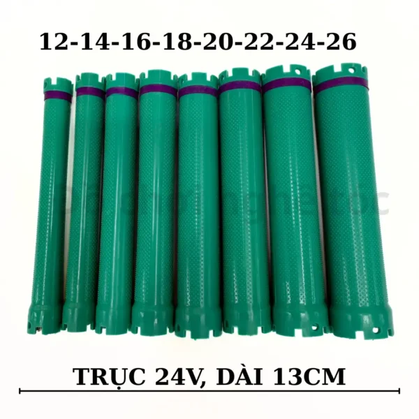 Trục Uốn 24V Dài 13cm Size 12–26mm