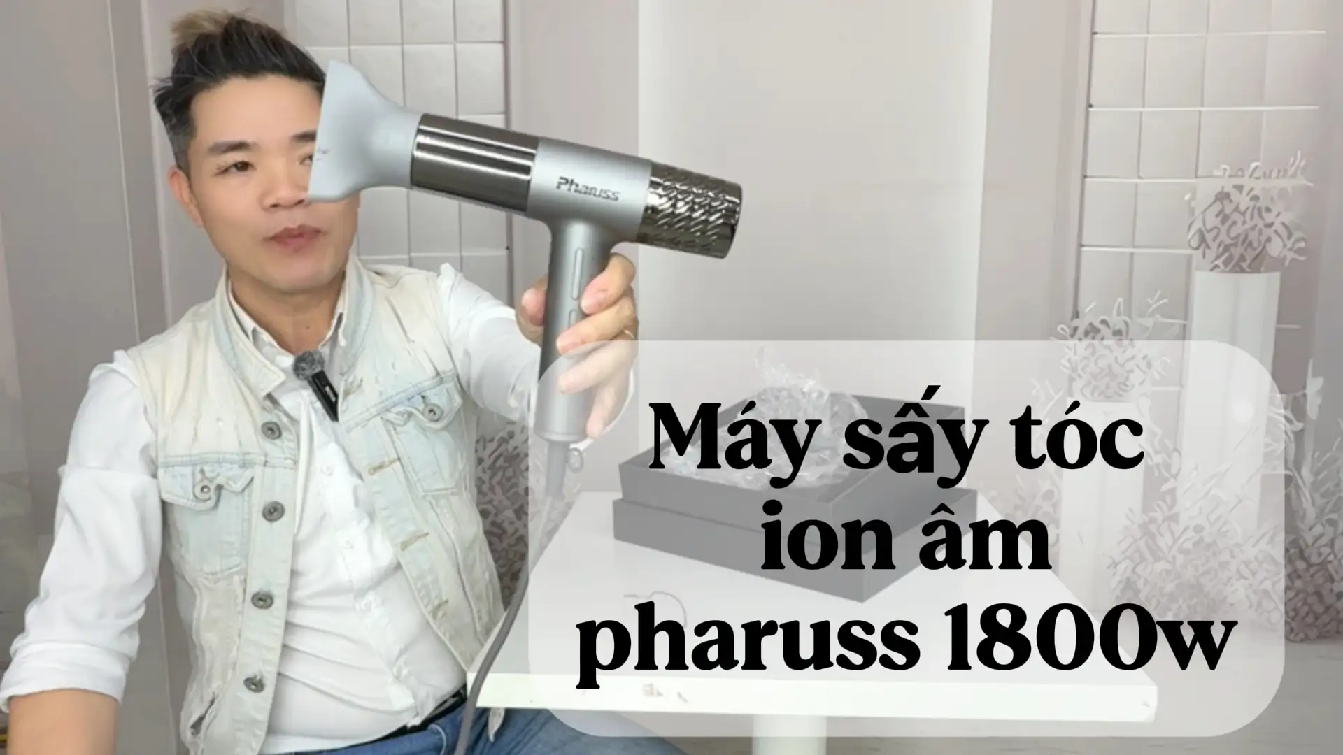 Máy Sấy Tóc Ion Âm Pharuss 1800W