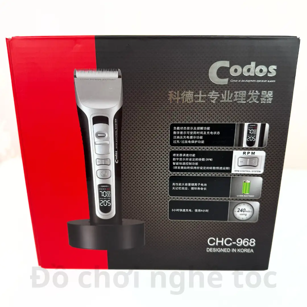 Tông Đơ Codos CHC-968 Chính Hãng